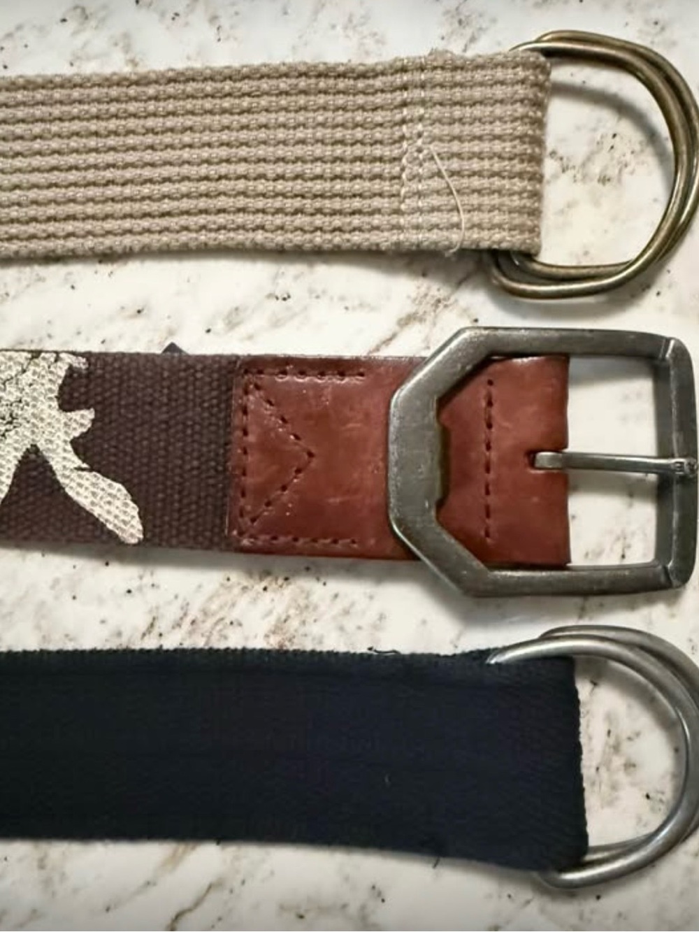 Men's Cloth Belts (Bundle lot of 3)